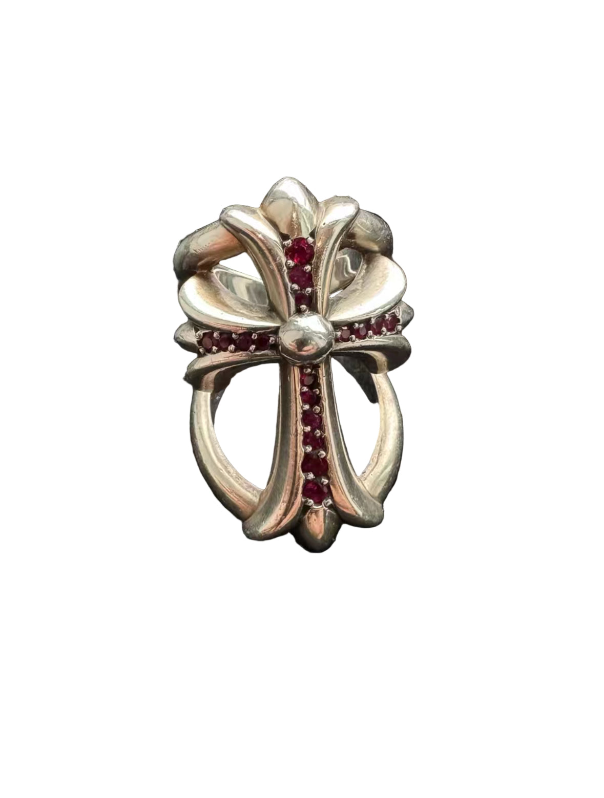 Chrome Hearts Ruby Infinity Ring