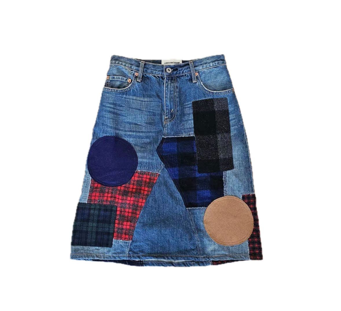 Junya Watanabe Patchwork Denim Skirt