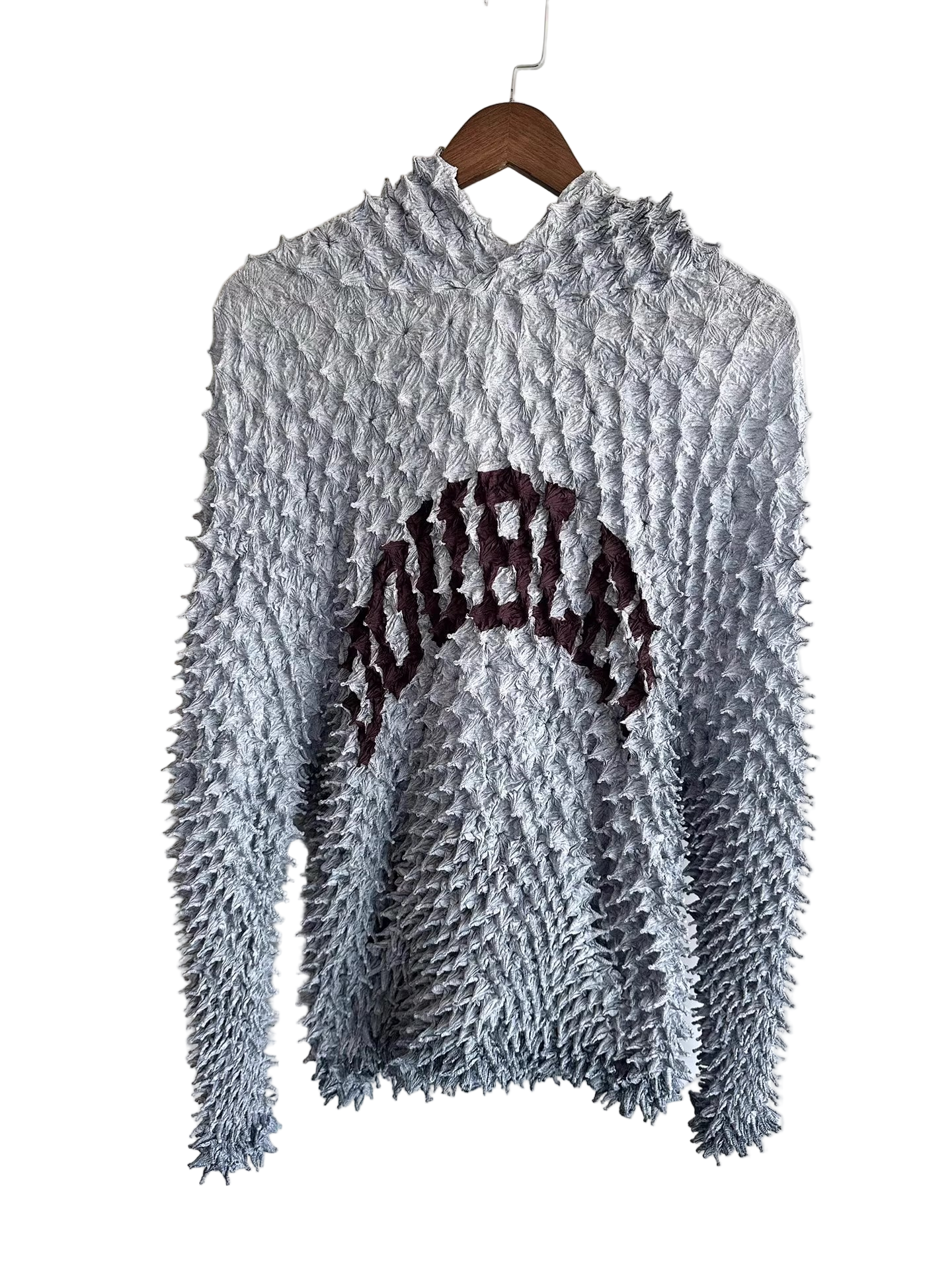 Doublet Sea Urchin Spiky Ruched Hoodie