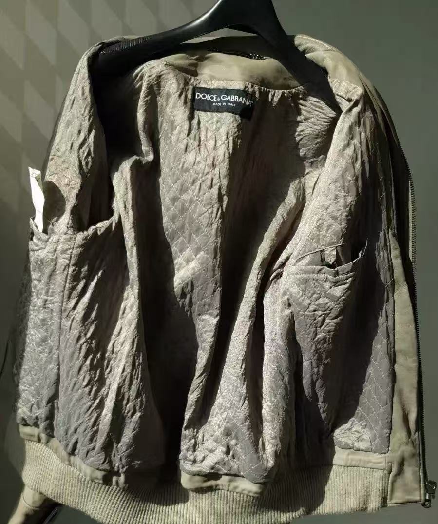 Dolce & Gabbana  03AW Multi-Pocket Leather Jacket