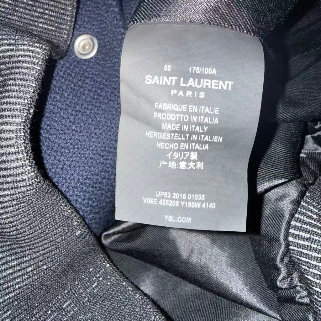 Saint Laurent 16FW Star Collar Teddy Jacket