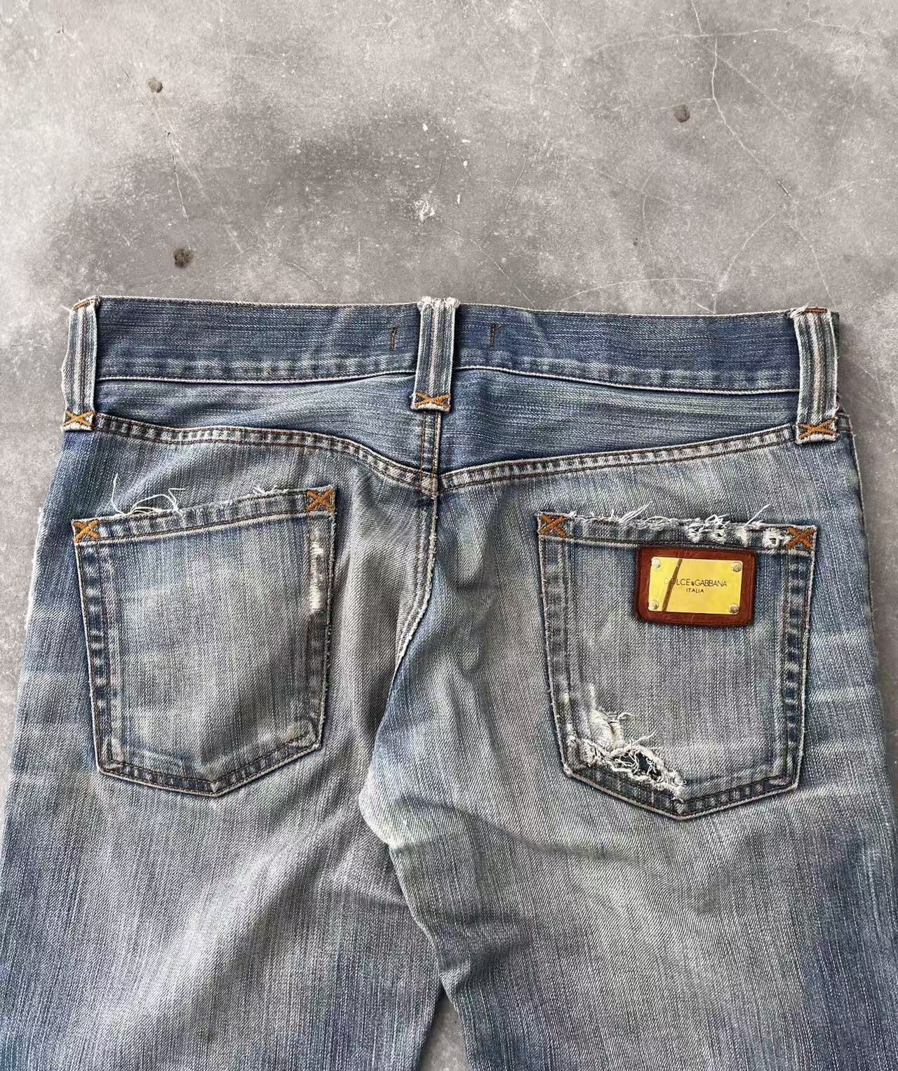 Dolce&Gabbana Blue Washed Denim Jeans