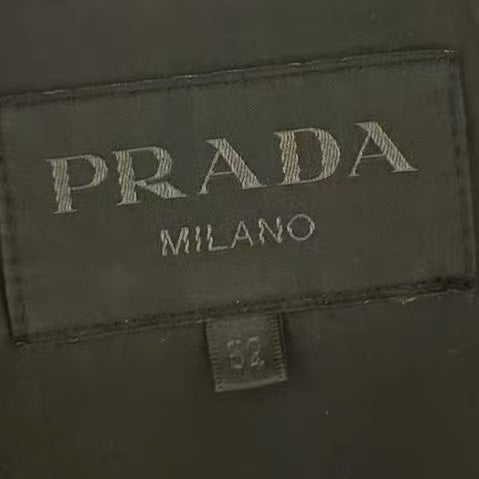 Prada Sport 07AW Leather & Wool Padded Hybrid Biker Jacket