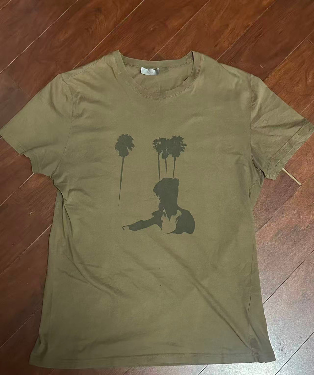 Dior Homme 07SS Bruce Lee Palm Tree Tee