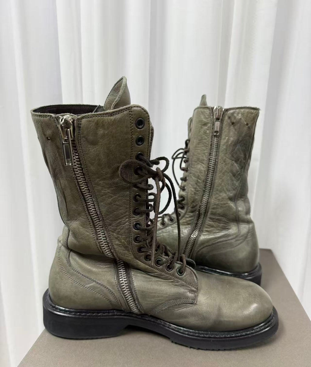 Rick Owens  combat boots