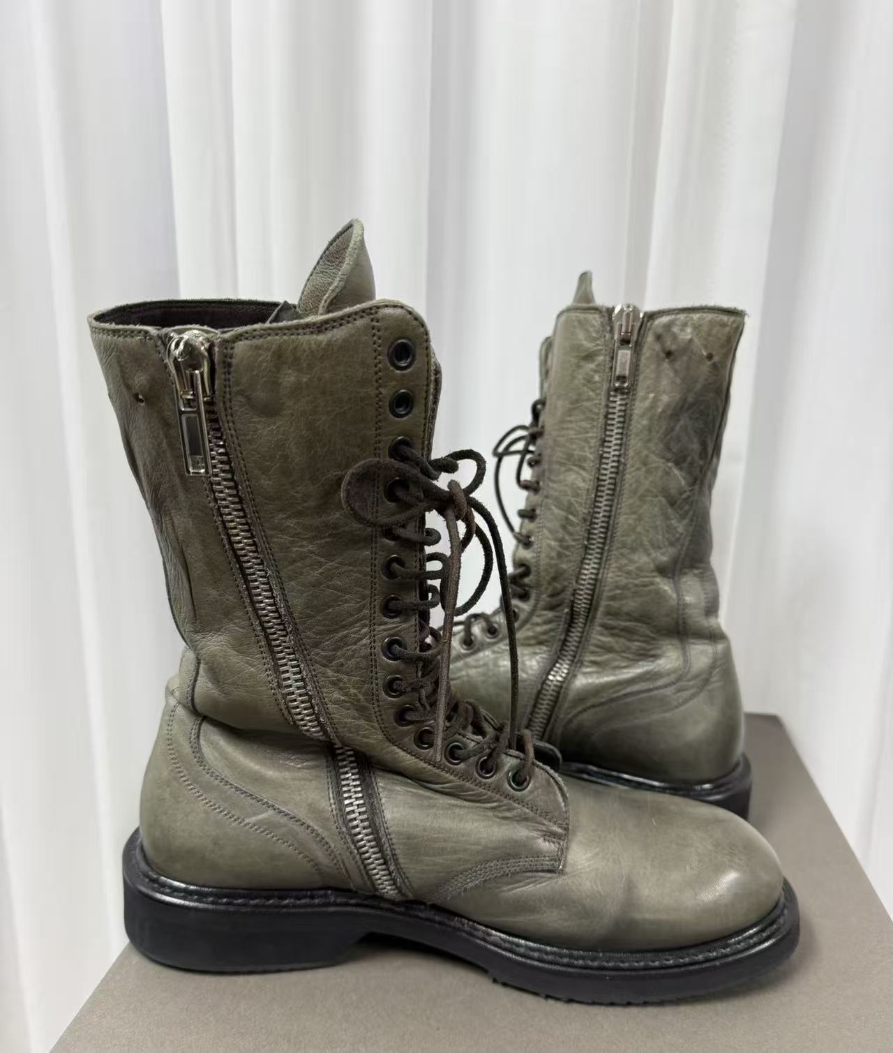 Rick Owens  combat boots