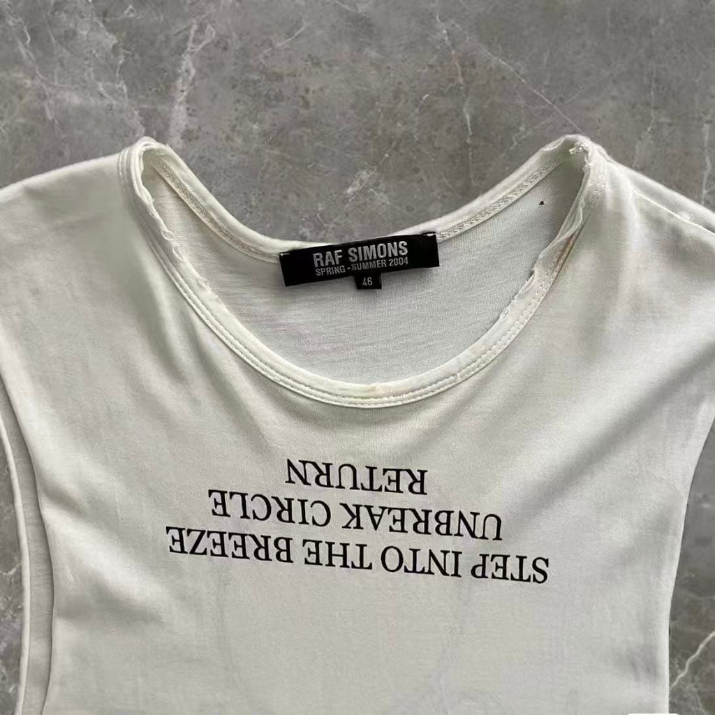 Raf Simons 04SS Religious Period Tank Top