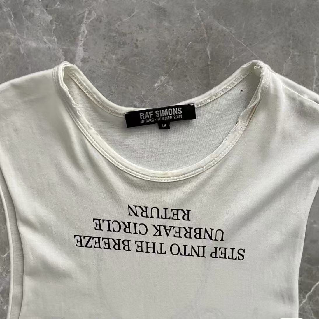 Raf Simons 04SS Religious Period Tank Top