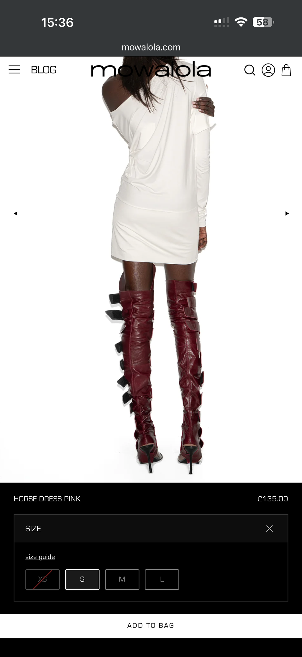 ￼ mowalola x miss 60s horse dress ￼