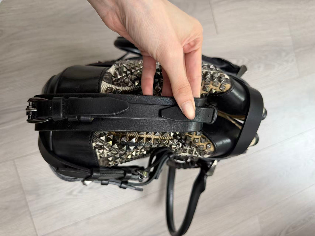 Burberry Prorsum 07AW Studded Laced Tote bag by Christopher Bailey