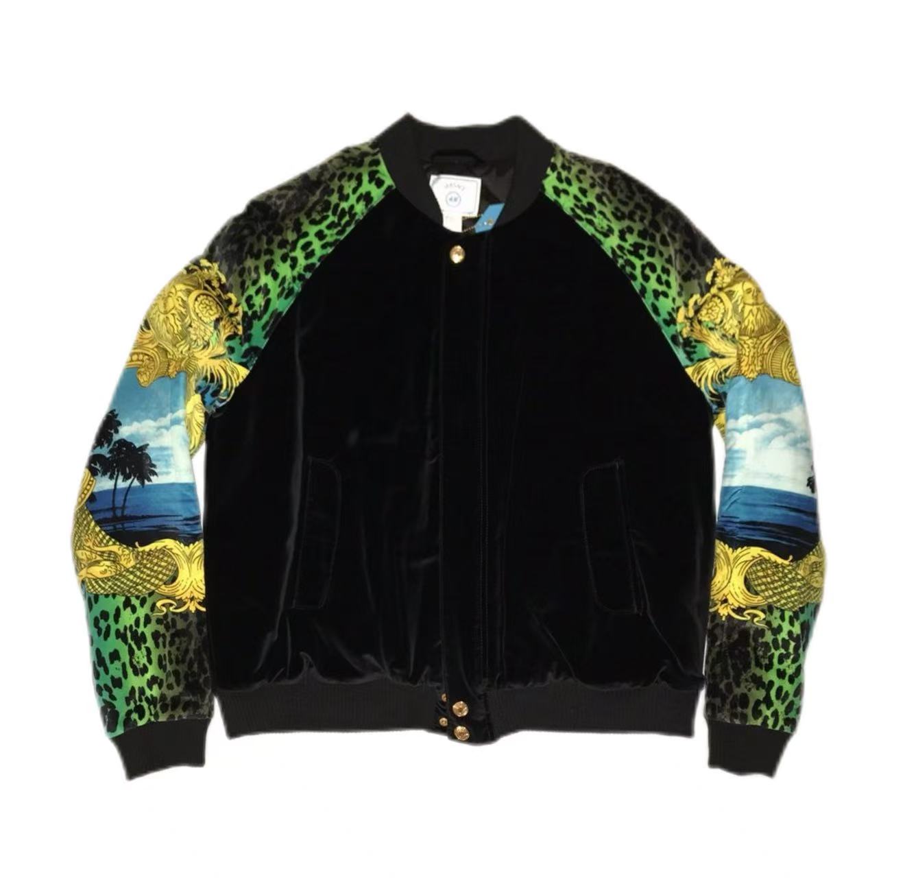 Versace x H&M 2011 Velvet Bomber Jacket