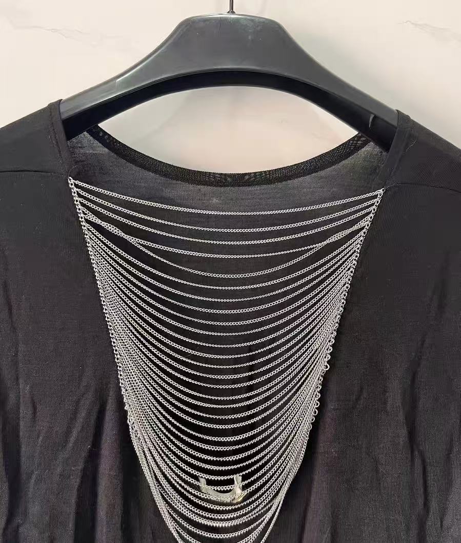 Saint Laurent 13FW Chain Pocket Tee