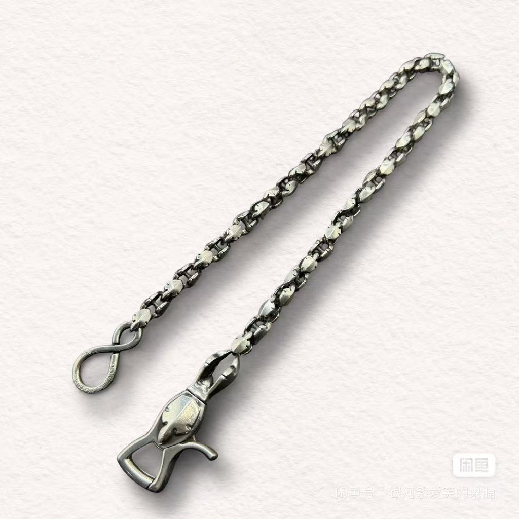 Chrome Hearts Lobster clasp flame design wallet chain
