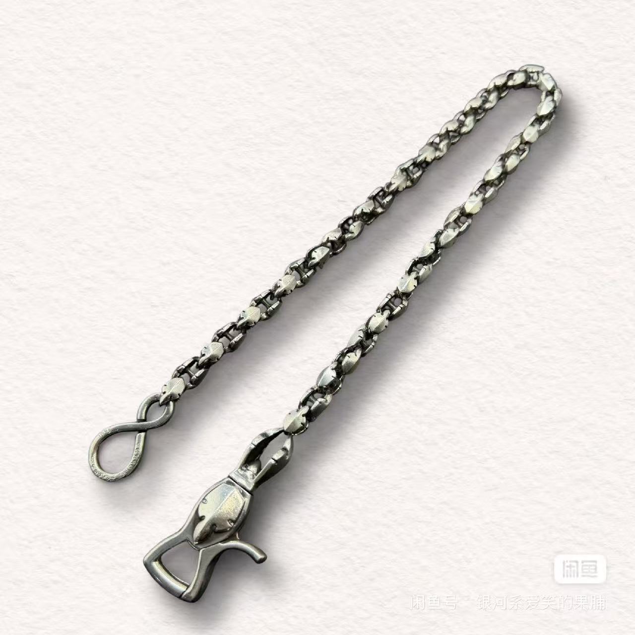Chrome Hearts Lobster clasp flame design wallet chain