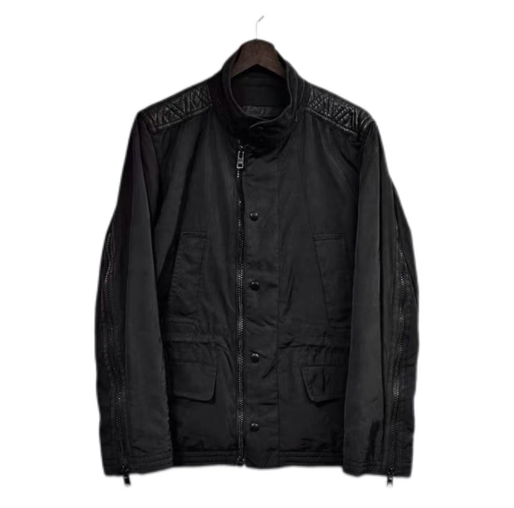 Givenchy 10AW Leather Patchwork Zipper Jacket