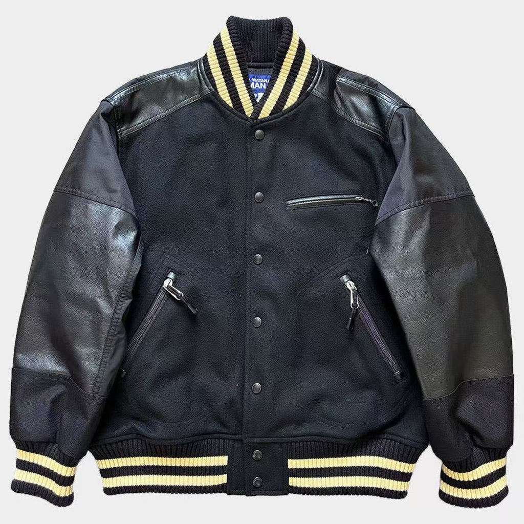 Junya Watnabe MAN 23AW Wool Nylon Varsity Jacket