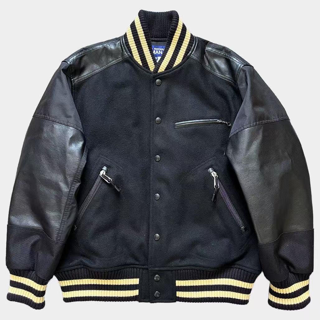 Junya Watnabe MAN 23AW Wool Nylon Varsity Jacket