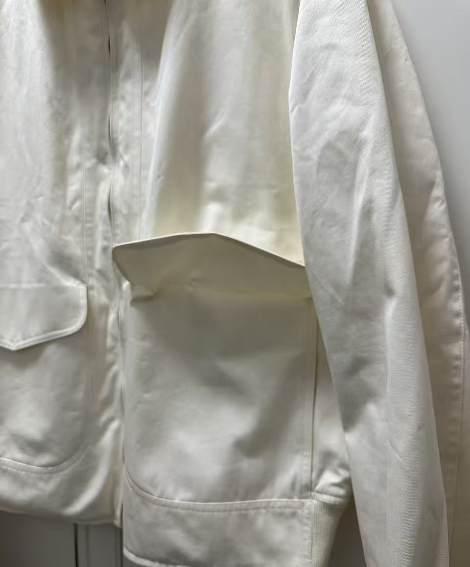 Gucci by Tomford 04ss Off-White Cropped Blouson Cotton light Jacket