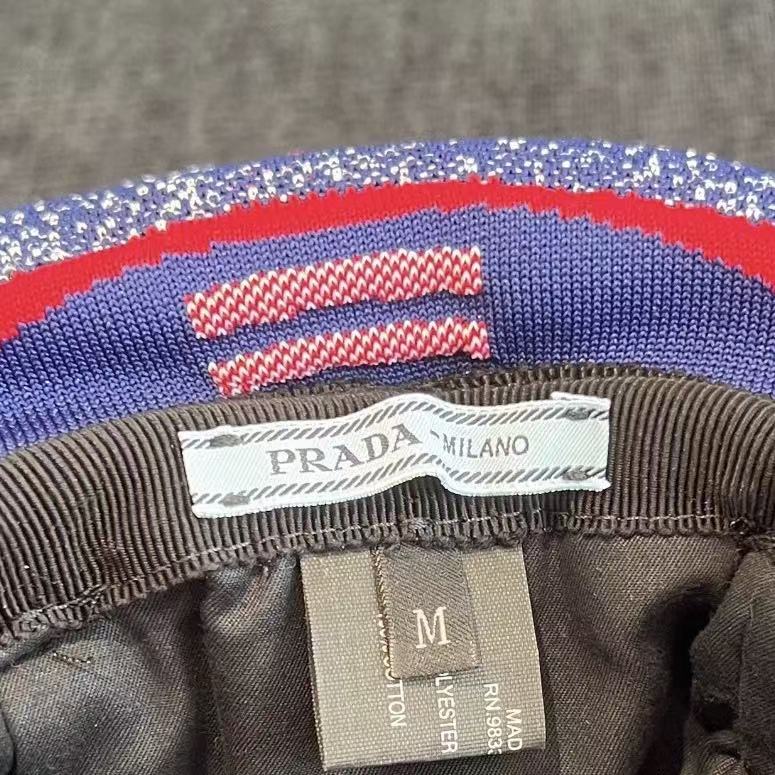 Prada 19SS  Jacquard Trapper Hat