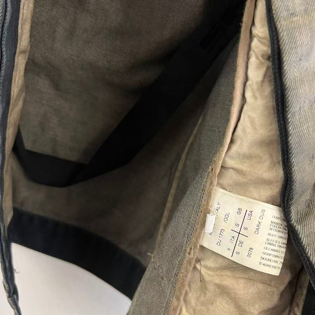 Rick Owens 13AW PLINTH Mineral Wash Denim Jacket