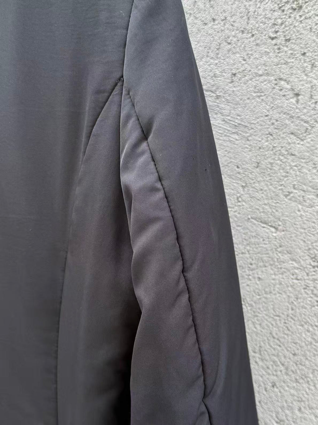 Hussein Chalayan 00s Ruffle Collar Insulated Lightweight Jacket