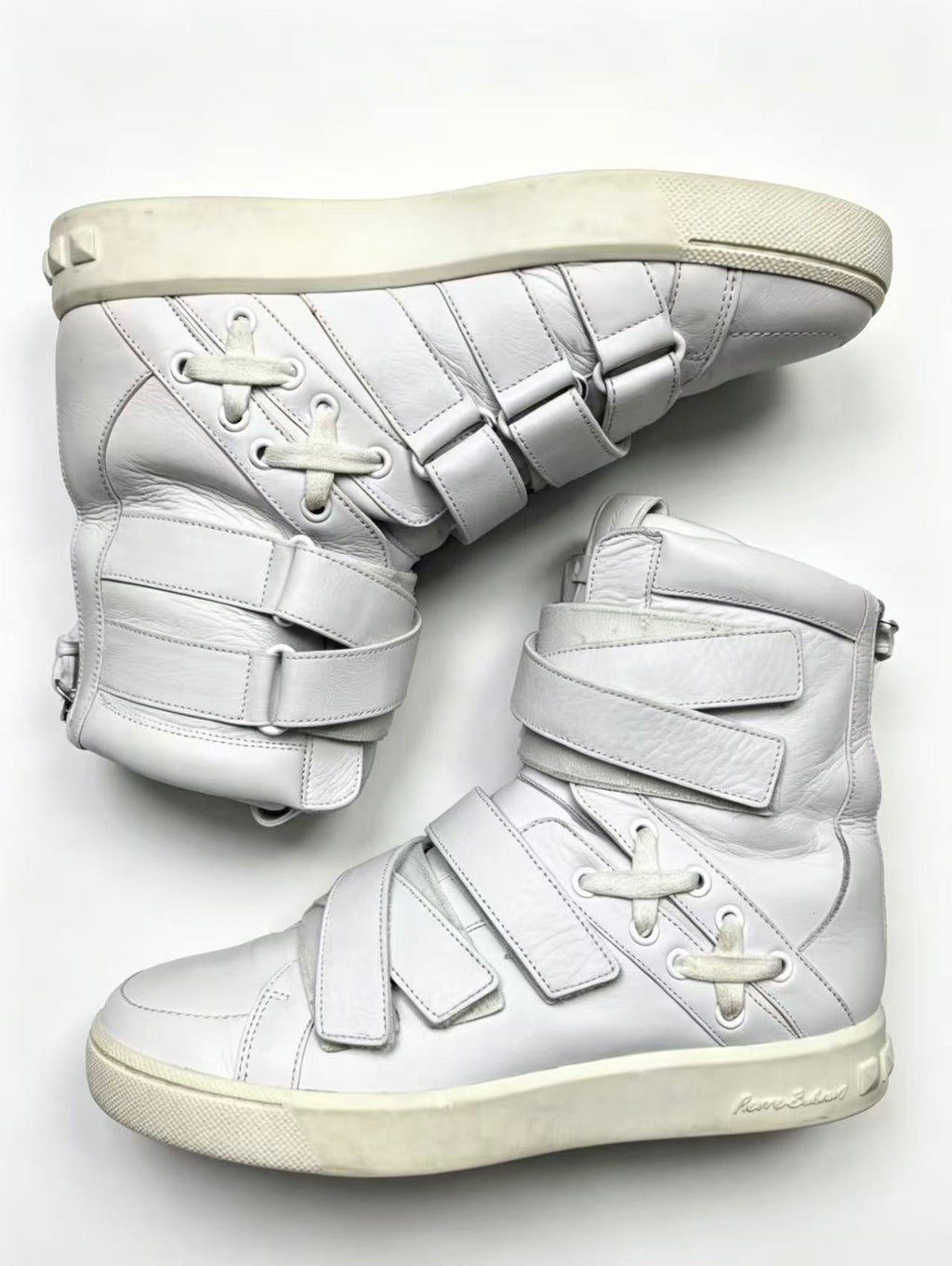 Pierre Balmain ss2012 high top Velcro strap shoes