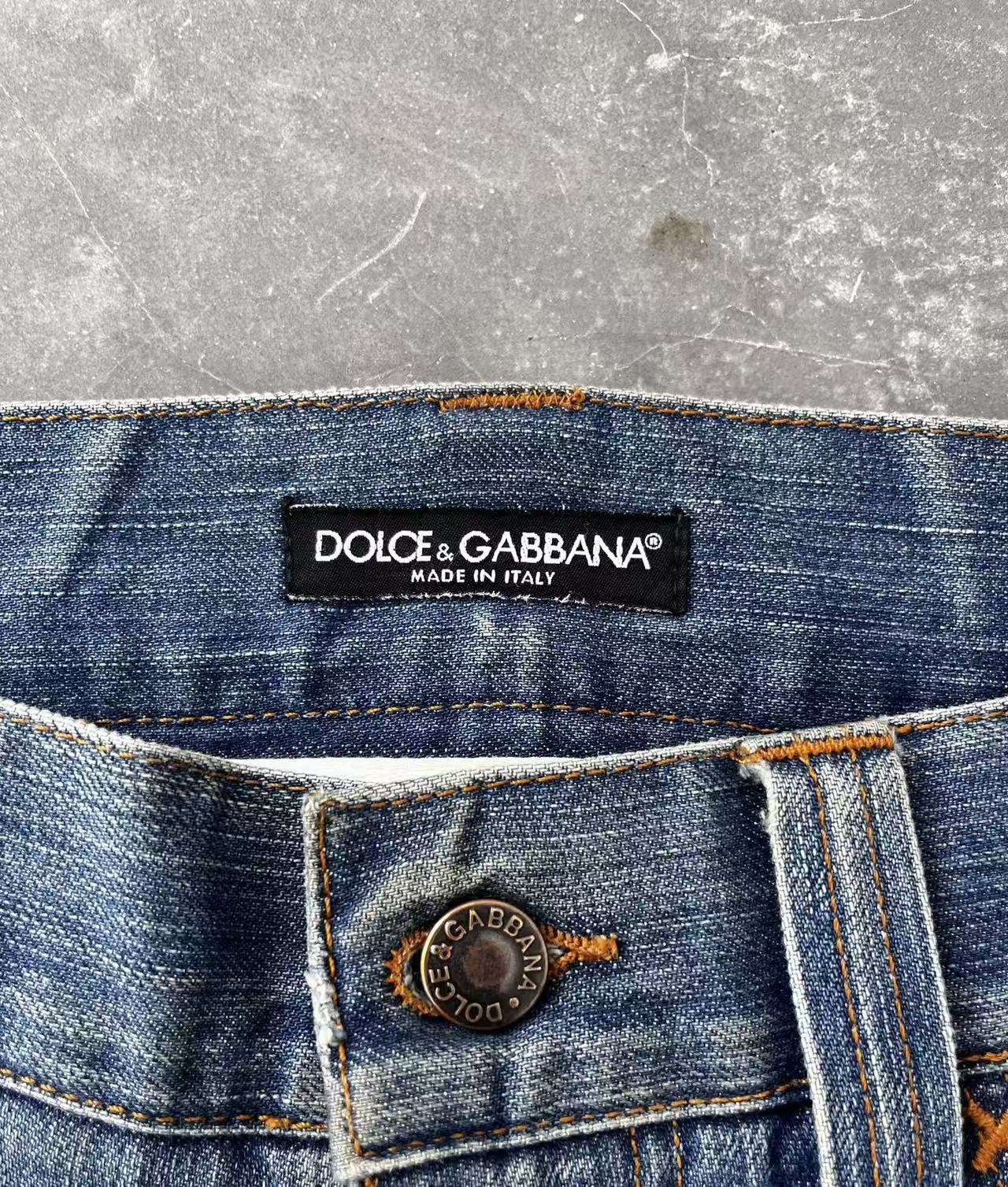 Dolce&Gabbana Blue Washed Denim Jeans