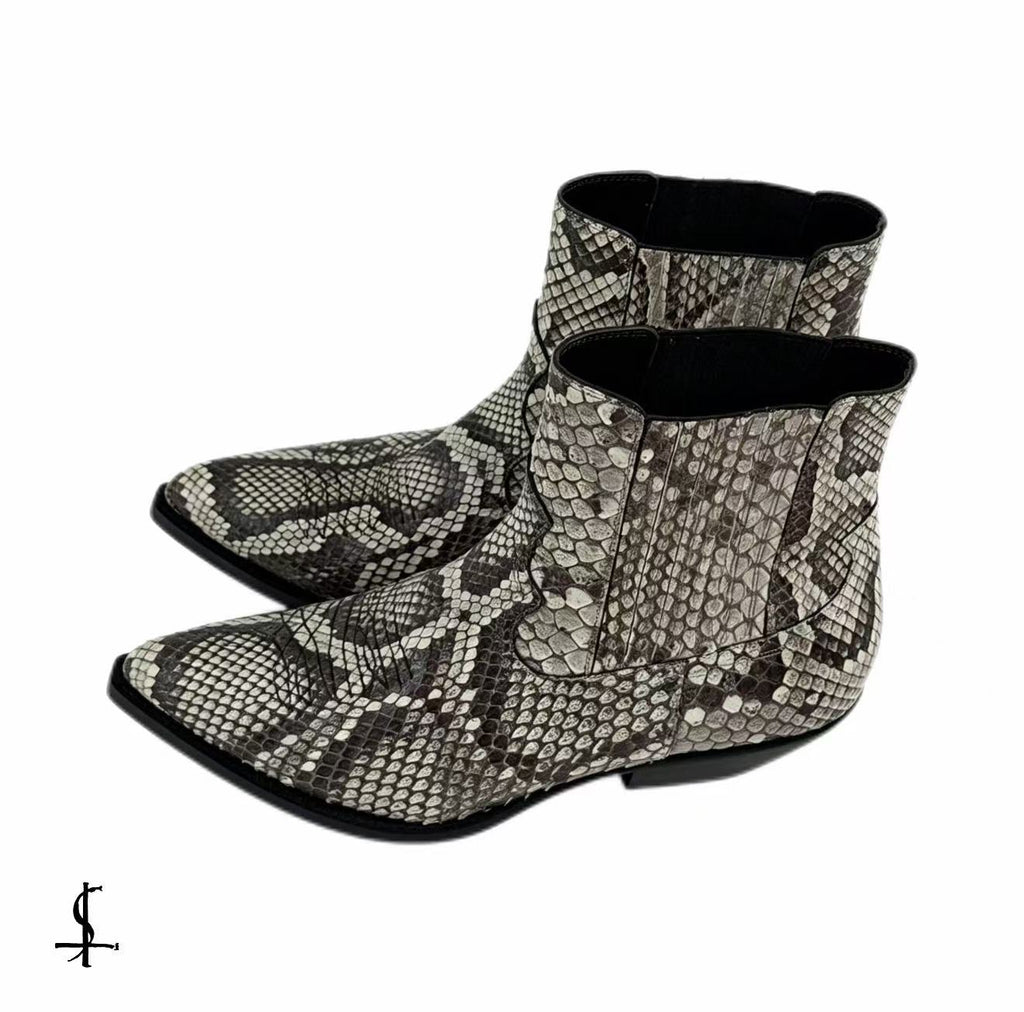 Celine 24SS Python Western Boots