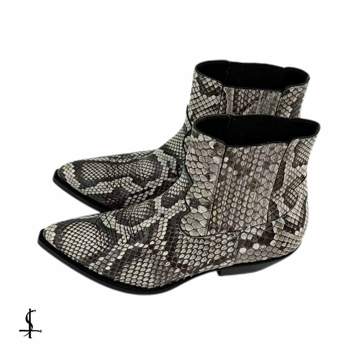 Celine 24SS Python Western Boots