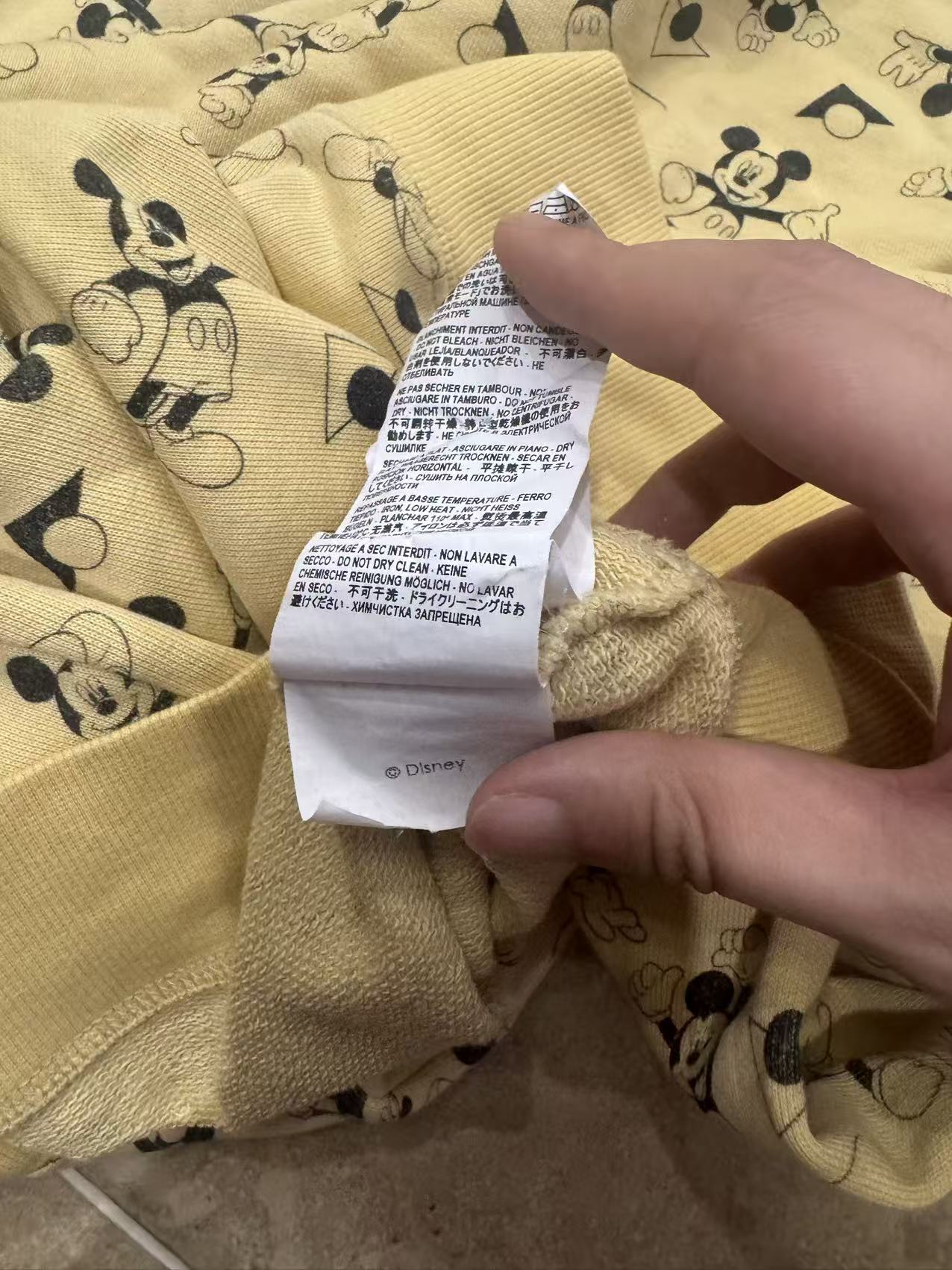 Saint Laurent 2019 micky mouse sweatshirt