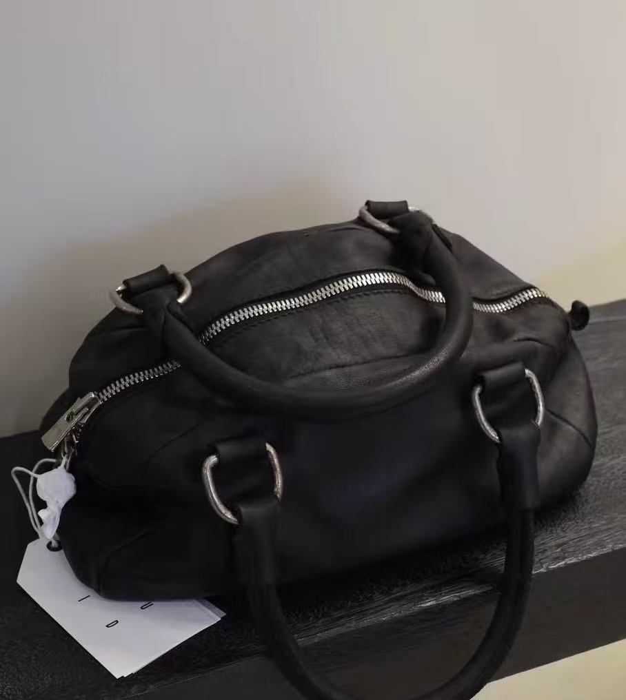 Guidi Golf Leather Handle Bag