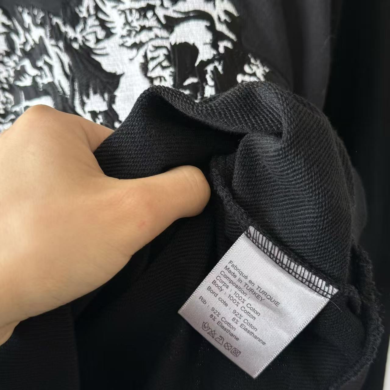 Dior Homme 2005ss Wolf Heart crewneck Sweatshirt