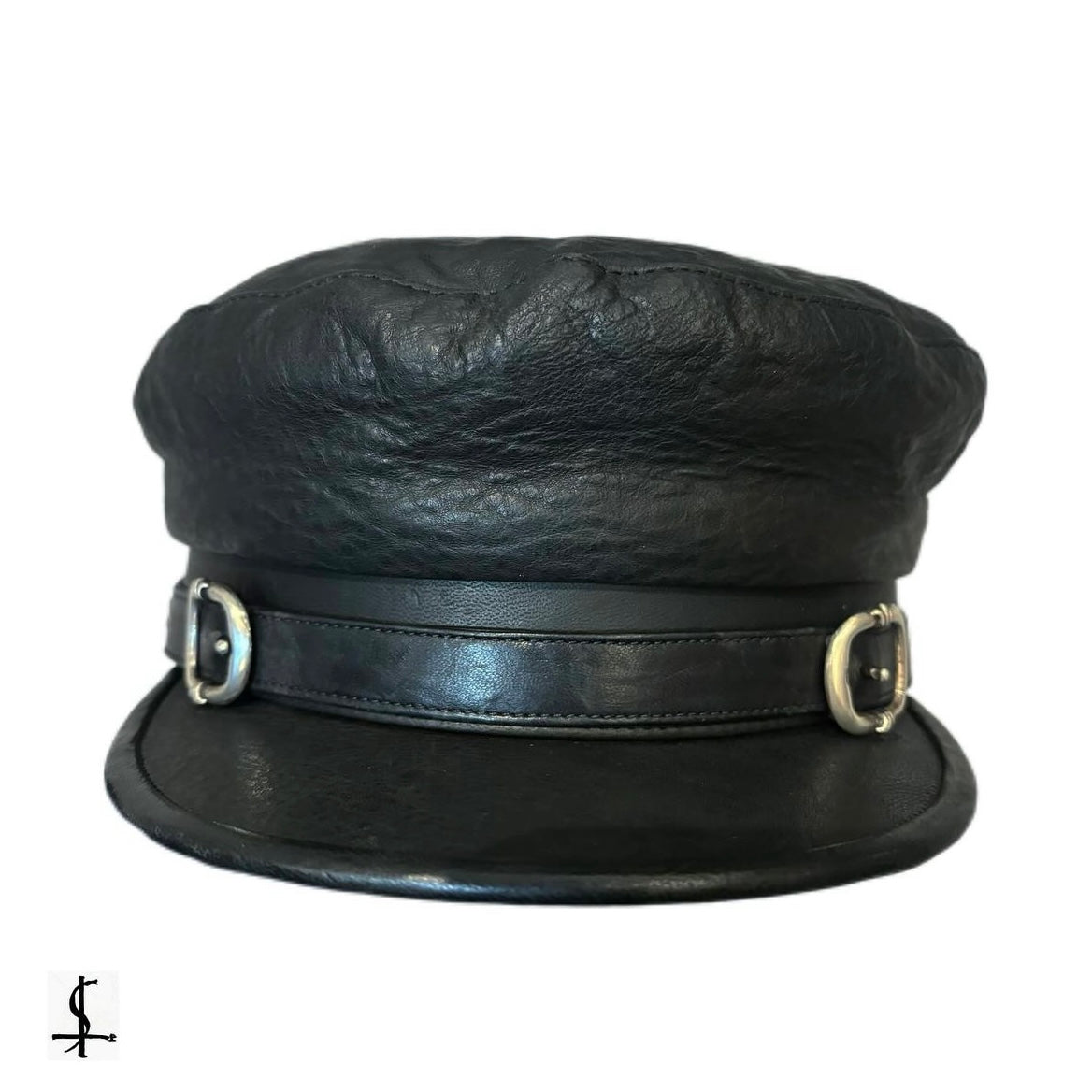 Chrome Hearts leather beret