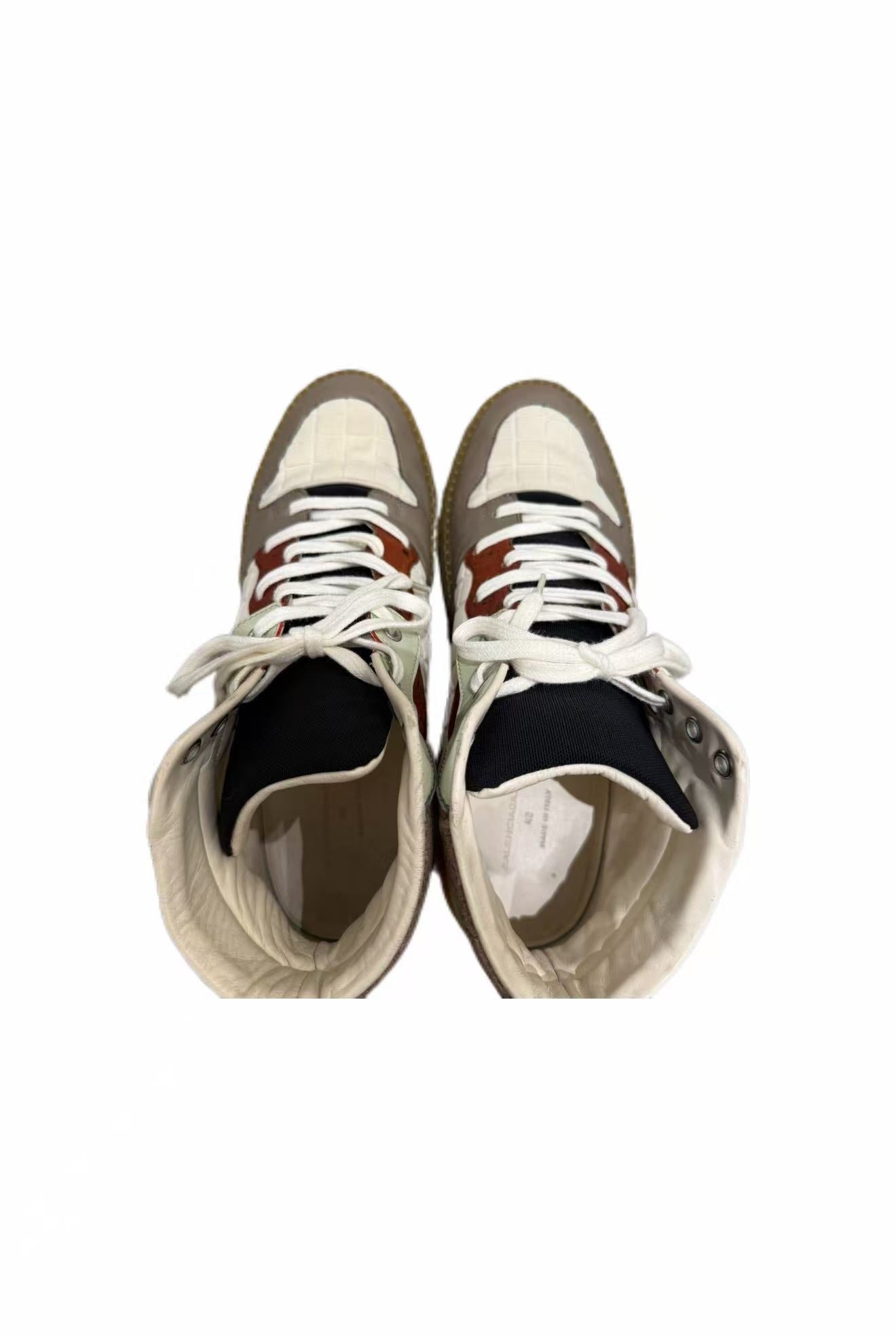 Balenciaga 12ss Paneled High-Top Sneakers