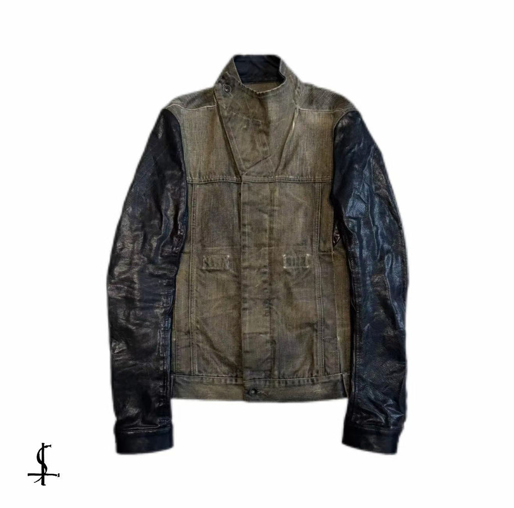 Rick Owens 13AW PLINTH Mineral Wash Denim Jacket