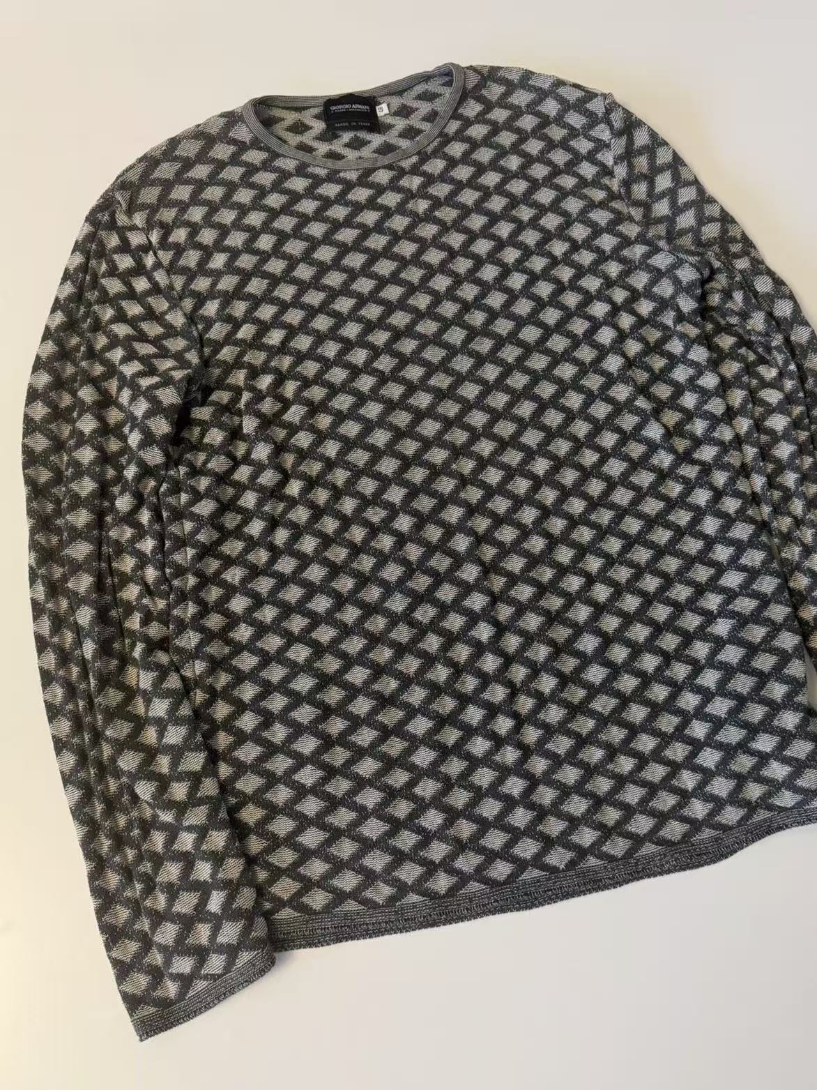 Giorgio Armani Snake Pattern Knit Top