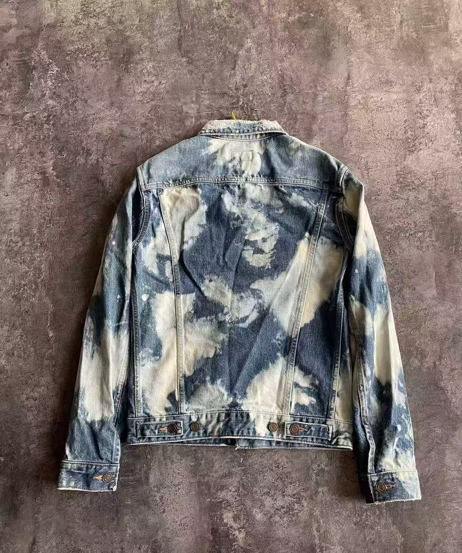 Saint Laurent SS16 Bleached Denim Jacket