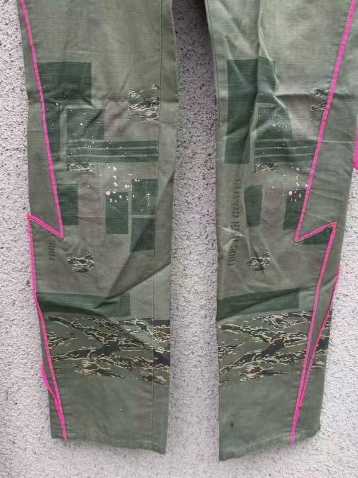 Undercover 01SS Lightning Camo Pants