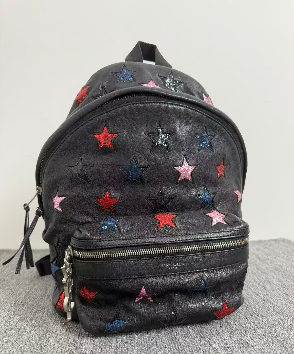 Saint Laurent Lambskin Star Backpack