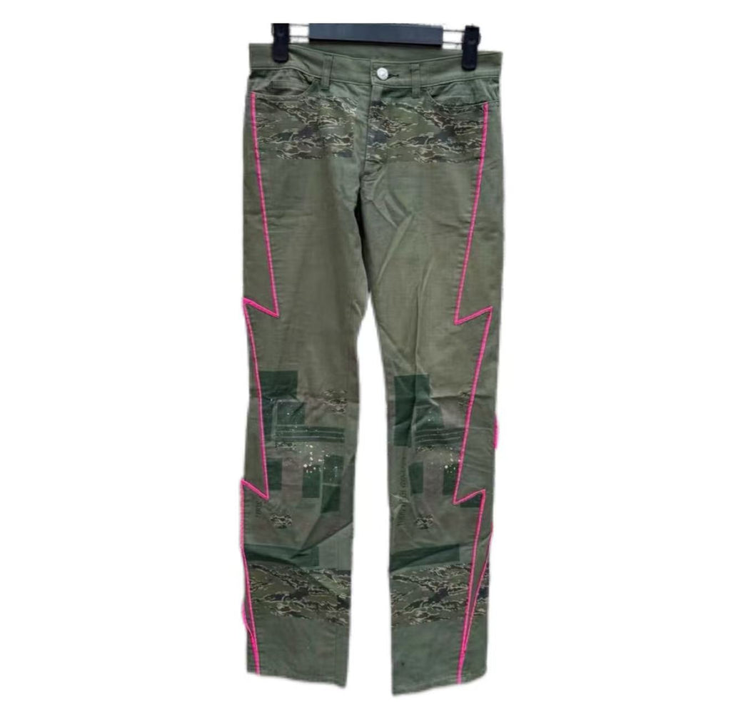 Undercover 01SS Lightning Camo Pants