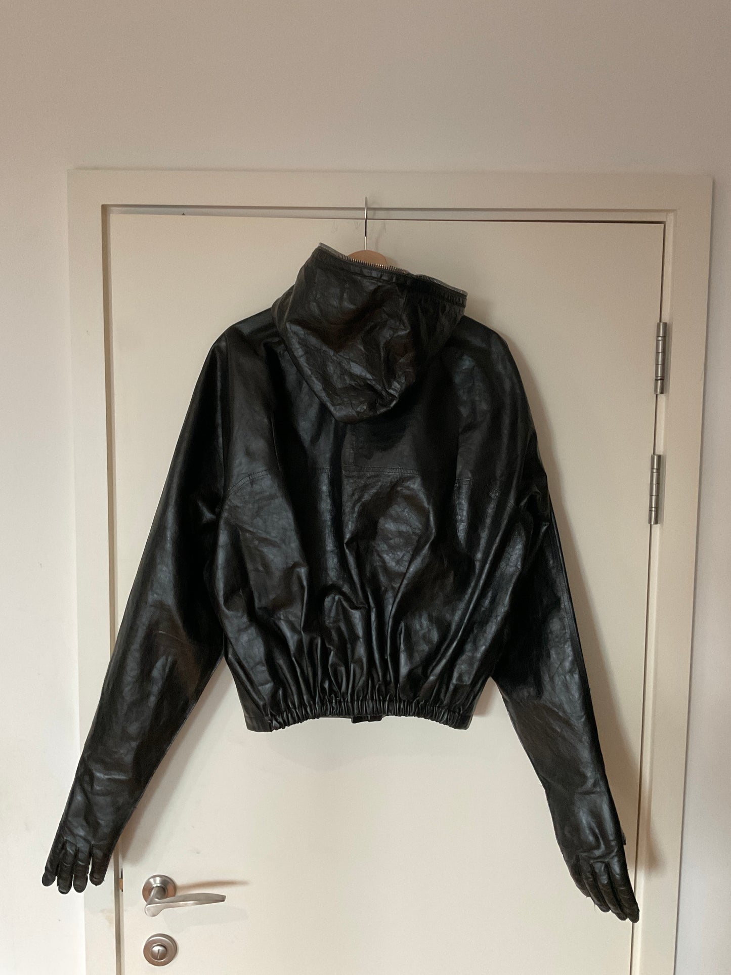 Rick Owens gloved leather jacket