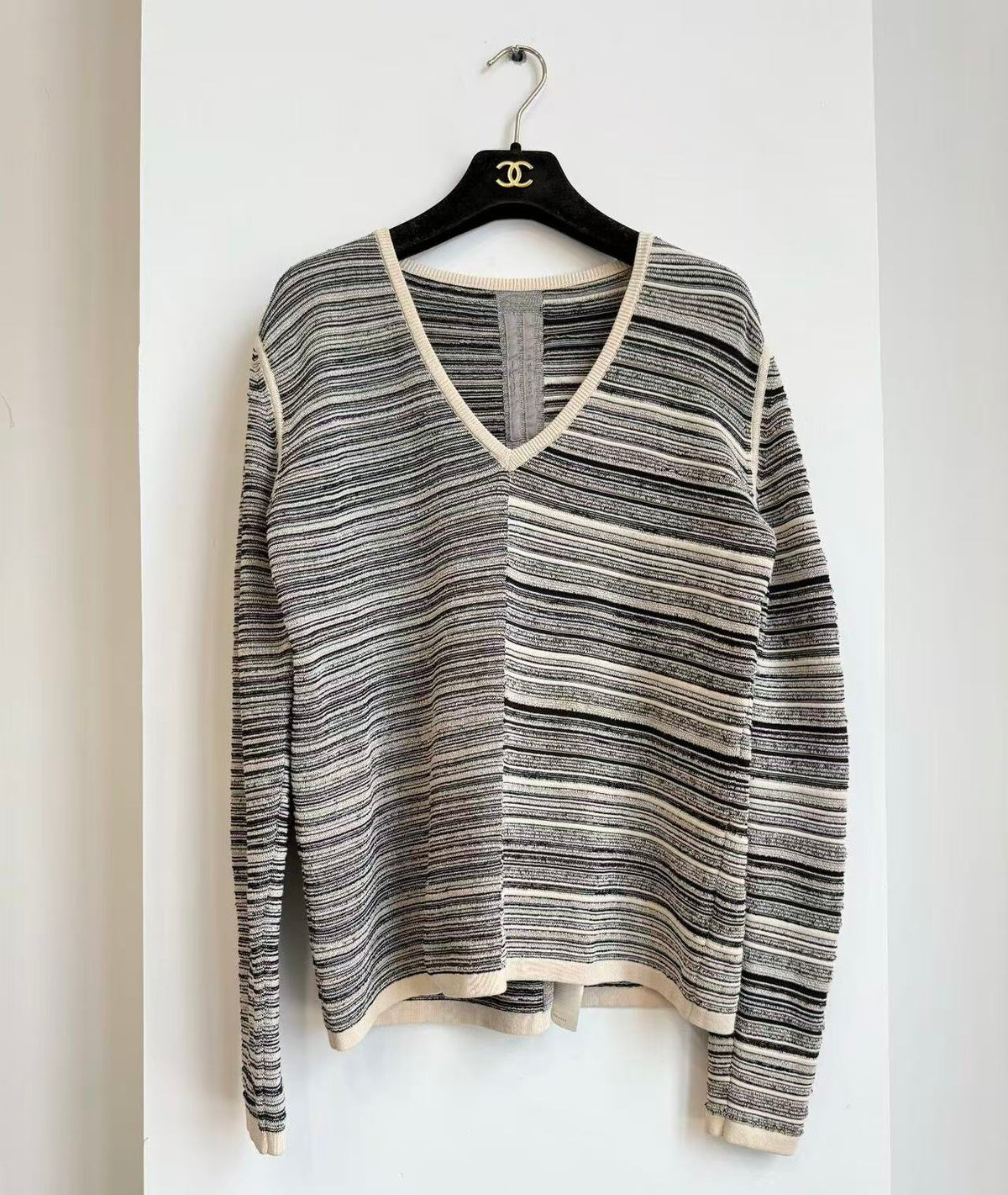 Rick Owens 19SS Striped Crew Neck Sweater
