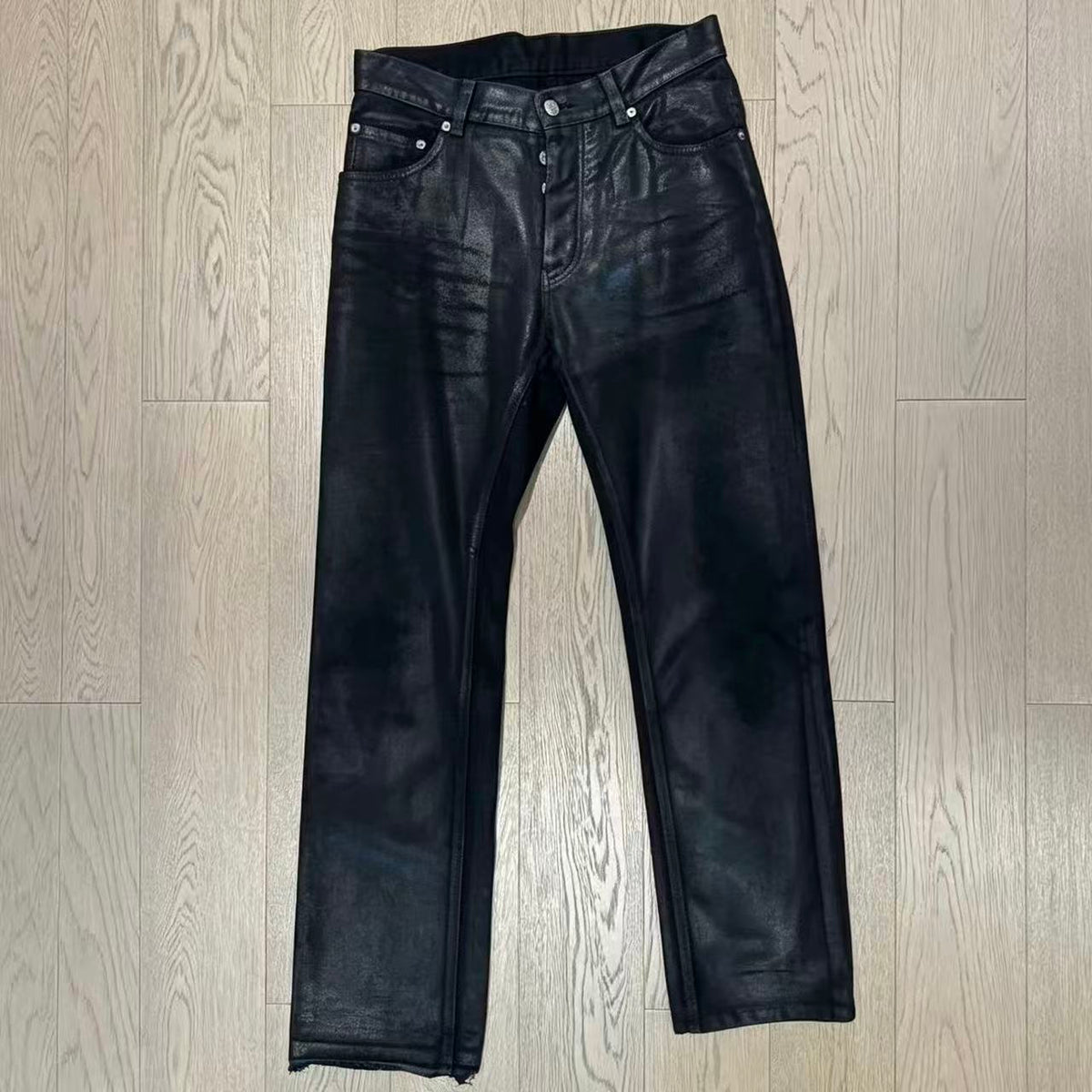 Helmut Lang 99SS Coated Denim Jeans