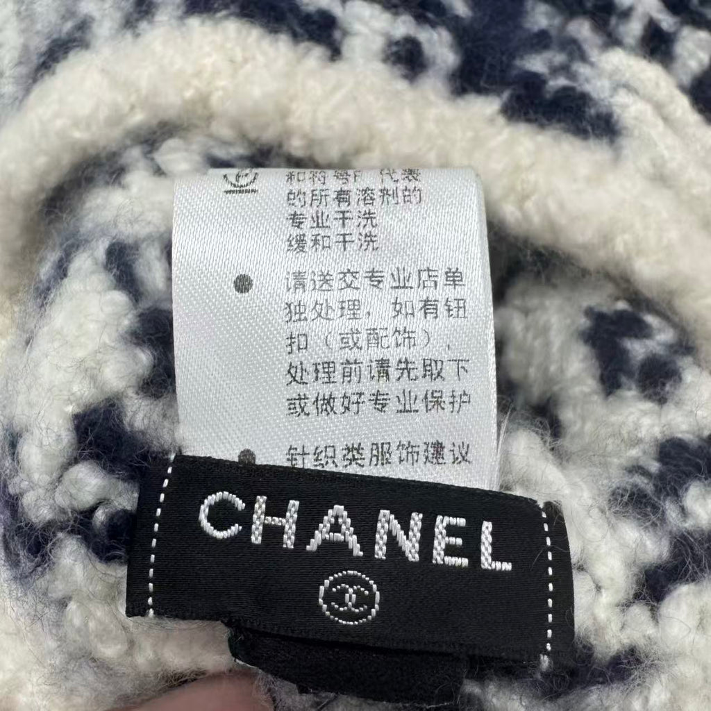 Chanel CC Silk Cashmere Beanie