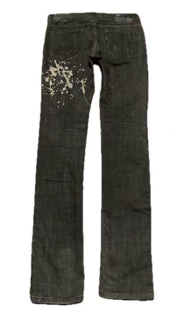 hysteric glamour scab distressed jeans