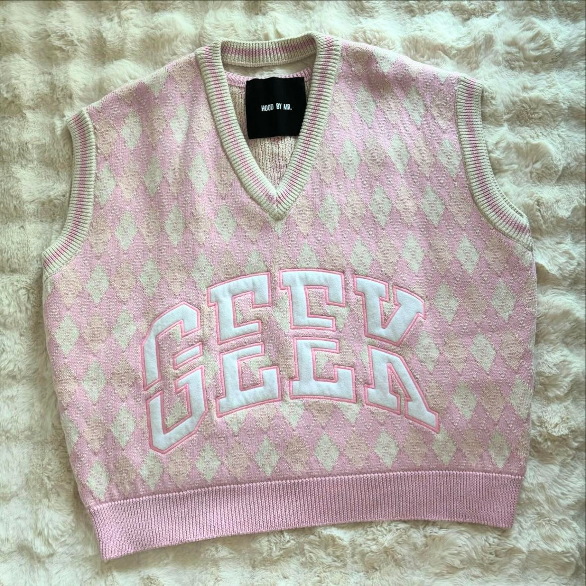 Hood by air geek knit vest