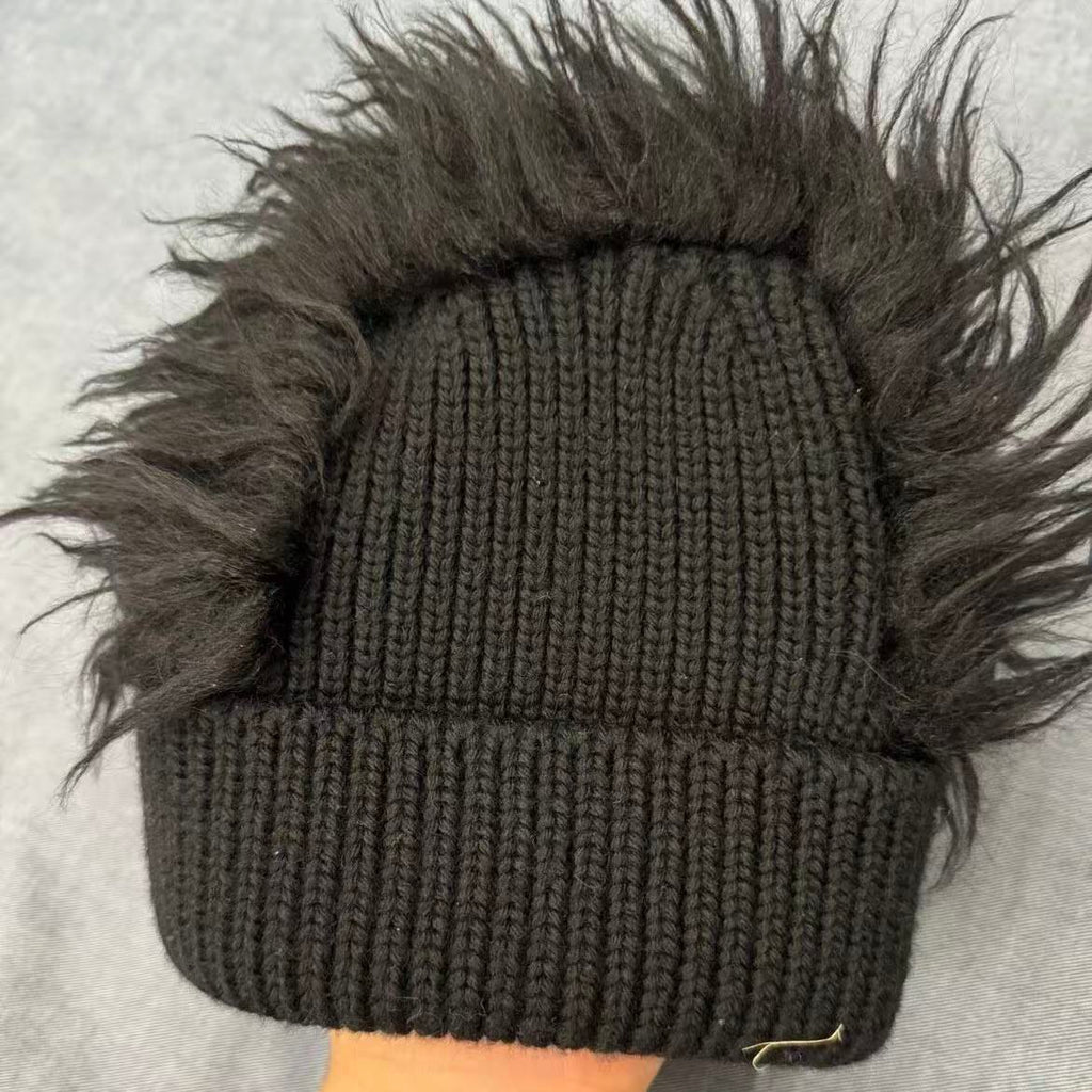Prada 19AW Mohair Mohawk Beanie