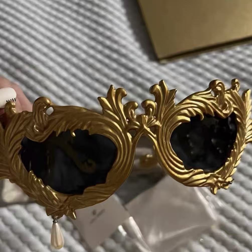 Linda Farrow Jeremy Scott Baroque Sunglasses