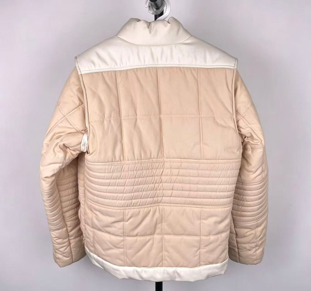 Chanel White Synthetic Quilted Ski Jacket