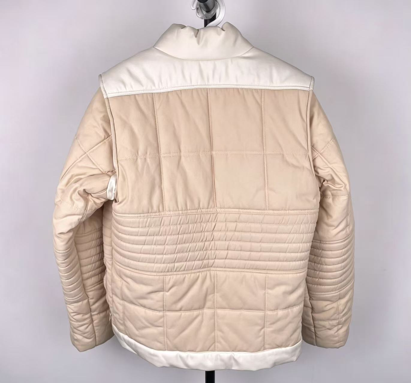 Chanel White Synthetic Quilted Ski Jacket